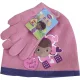 Disney Dr Plüssi Hug Pink gyerek sapka + kesztyű szett 54 cm