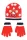 Hello Kitty Cute Dots Red gyerek sapka + kesztyű szett 52 cm