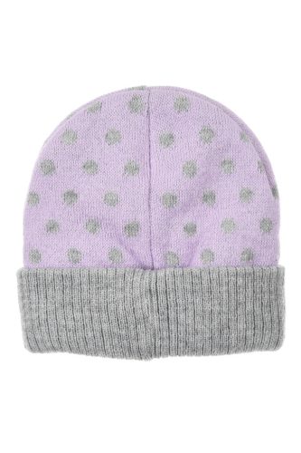 Disney Minnie Dots Purple baba sapka + kesztyű szett 48 cm