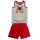 Bing Red gyerek rövid pizsama 4 - 5 év / 104 - 110 cm