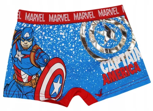 Bosszúállók Captain America gyerek boxeralsó 2 darab/csomag 9 - 10 év / 134 - 140 cm
