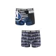 Bosszúállók Captain America Blue férfi boxeralsó 2 darab/csomag M