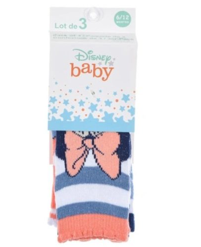 Disney Minnie Shell Peach baba zokni 0/6 hó