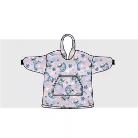   Disney Lilo és Stitch, A csillagkutya Dreamy belebújós plüss polár takaró, poncsó 7-14 év