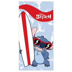   Disney Lilo és Stitch, A csillagkutya Surf fürdőlepedő, strand törölköző 70x140cm (Fast Dry)