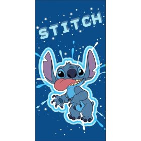   Disney Lilo és Stitch, A csillagkutya Galaxy fürdőlepedő, strand törölköző 70x140cm (Fast Dry)