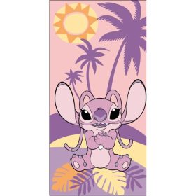   Disney Lilo és Stitch, A csillagkutya Angel Paradise fürdőlepedő, strand törölköző 70x140cm (Fast Dry)