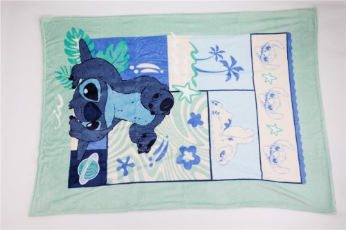 Disney Lilo és Stitch, A csillagkutya Ocean Breeze flanel takaró 110x150cm
