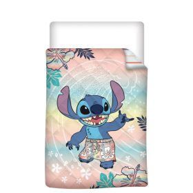   Disney Lilo és Stitch, A csillagkutya Hawaiian Dream steppelt ágytakaró, paplan 140x200cm