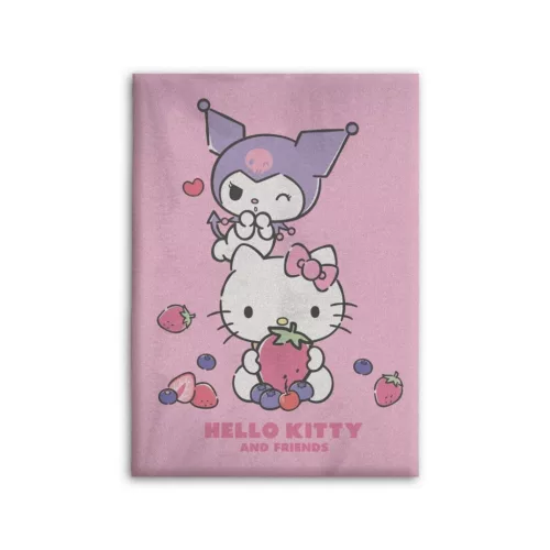 Hello Kitty Fruits polár takaró 100x140cm
