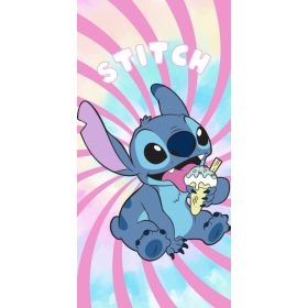   Disney Lilo és Stitch, A csillagkutya Tasty Day Out fürdőlepedő, strand törölköző 70x140cm (Fast Dry)