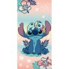 Disney Lilo és Stitch, A csillagkutya Flower Island fürdőlepedő, strand törölköző 70x140cm (Fast Dry)