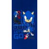 Sonic a sündisznó Go Blur fürdőlepedő, strand törölköző 70x140cm (Fast Dry)