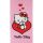 Hello Kitty Love fürdőlepedő, strand törölköző 70x140cm (Fast Dry)