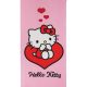 Hello Kitty Love fürdőlepedő, strand törölköző 70x140cm (Fast Dry)