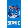 Sonic a sündisznó Fast Lane fürdőlepedő, strand törölköző 70x140cm (Fast Dry)