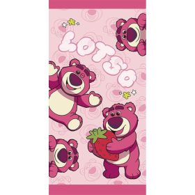   Disney Játékháború Lotso fürdőlepedő, strand törölköző 70x140cm (Fast Dry)
