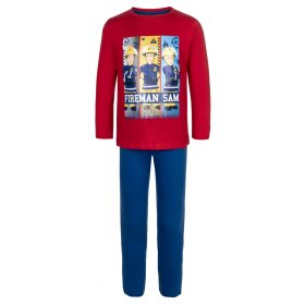   Sam a tűzoltó Saver gyerek hosszú pizsama 3 - 8 év / 98 - 128 cm