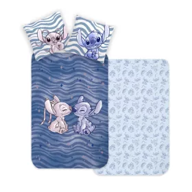   Disney Lilo és Stitch, A csillagkutya Wave gyerek, ovis ágyneműhuzat 100×135 cm, 40×60 cm