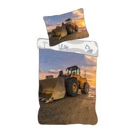   Építkezés Sunset Loader ágyneműhuzat 140×200cm, 70×90 cm