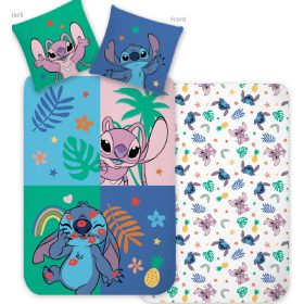   Disney Lilo és Stitch, A csillagkutya Joyful Jungle ágyneműhuzat 140×200cm, 70×90 cm