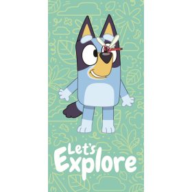 Bluey Explore fürdőlepedő, strand törölköző 70x140cm