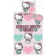 Hello Kitty Club gyerek, ovis ágyneműhuzat 100×135 cm, 40×60 cm