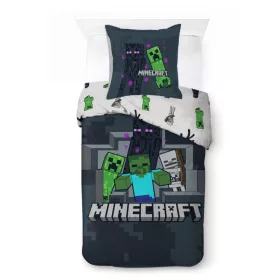   Minecraft Last Block Standing ágyneműhuzat 140×200cm, 70×90 cm