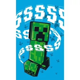   Minecraft Hissing Creeper kéztörlő arctörlő, törölköző 30x50cm