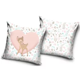 Disney Bambi Love párnahuzat 40x40 cm Velúr