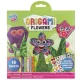 Színes Flowers origami virágok kiegészítőkkel
