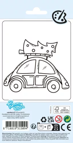 Karácsony Tree csillámos matrica