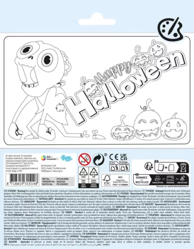 Halloween Monsters matrica