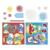 Hupikék törpikék Happy gyémántszemes matrica 9 db-os