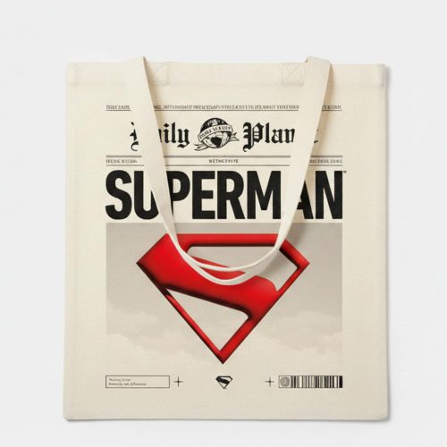 Superman Daily Planet shopping bag, bevásárlótáska 40 cm
