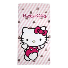   Hello Kitty Cherry fürdőlepedő, strand törölköző 70x140cm (Fast Dry)