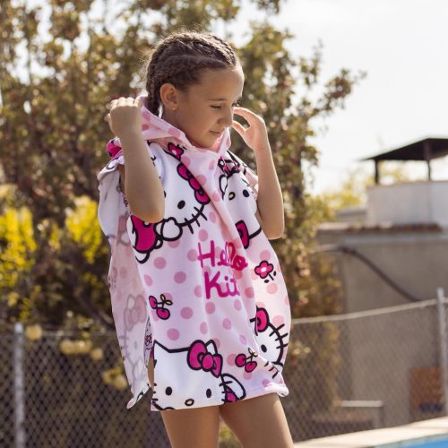 Hello Kitty Cherry strand törölköző poncsó 50x115 cm (Fast Dry)