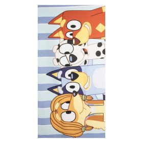   Bluey Happy Moments fürdőlepedő, strand törölköző 70x140cm (Fast Dry)