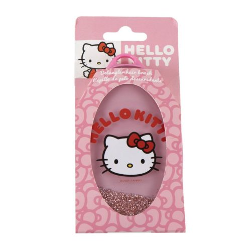 Hello Kitty Pink csillámos hajkefe 13 cm