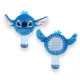 Disney Lilo és Stitch, A csillagkutya Blue mini plüss hajkefe 13 cm