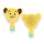 Disney Az Oroszlánkiráy Simba mini plüss hajkefe 13 cm