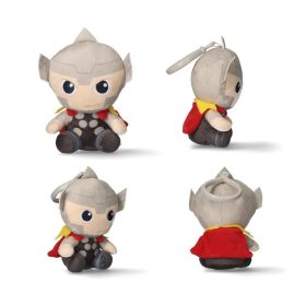   Bosszúállók Thor 3D plüss figura akasztóval, táskadísz 13 cm