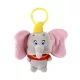 Disney Dumbo Grey 3D plüss figura akasztóval, táskadísz 13 cm