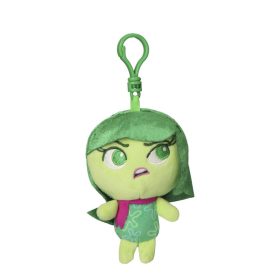   Disney Agymanók Disgust 3D plüss figura akasztóval, táskadísz 12 cm