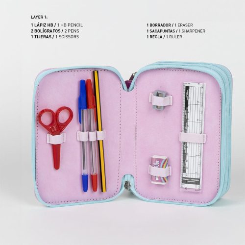 Gabi babaháza Rainbow tolltartó töltött 3 emeletes