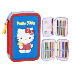 Hello Kitty Blue tolltartó töltött 2 emeletes