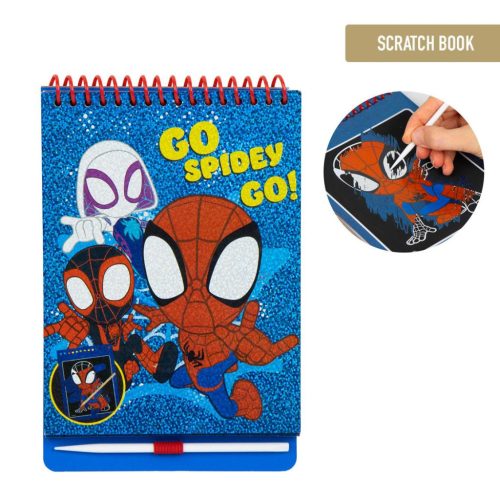 Pókember Go Spidey scratch képkarcoló és színező szett
