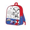 Pókember Go Spidey színezhető hátizsák, táska 38 cm