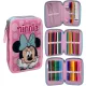 Disney Minnie Pink Dots tolltartó töltött 3 emeletes Giotto