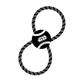 Star Wars Black teniszlabda és kötél kutyajáték